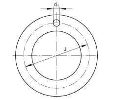 推力墊圈 EGW12-E40-B, 推力墊圈，免維護，帶銅襯